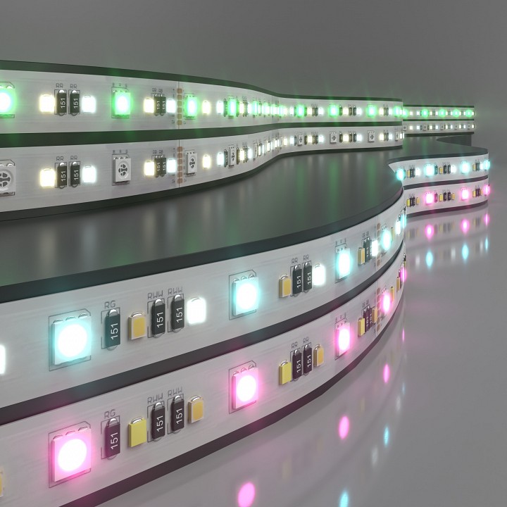 Лента светодиодная Elektrostandard 90Led 16W IP20 RGBWW 5050+2835+2835 90Led 16W IP20 RGBWW
