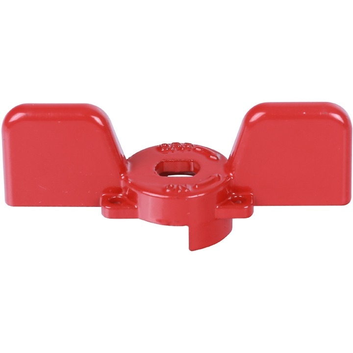 STOUT Ручка-бабочка для шарового крана STOUT 1/2"-3/4" (Красная) (SVB-BUT-1234-02)