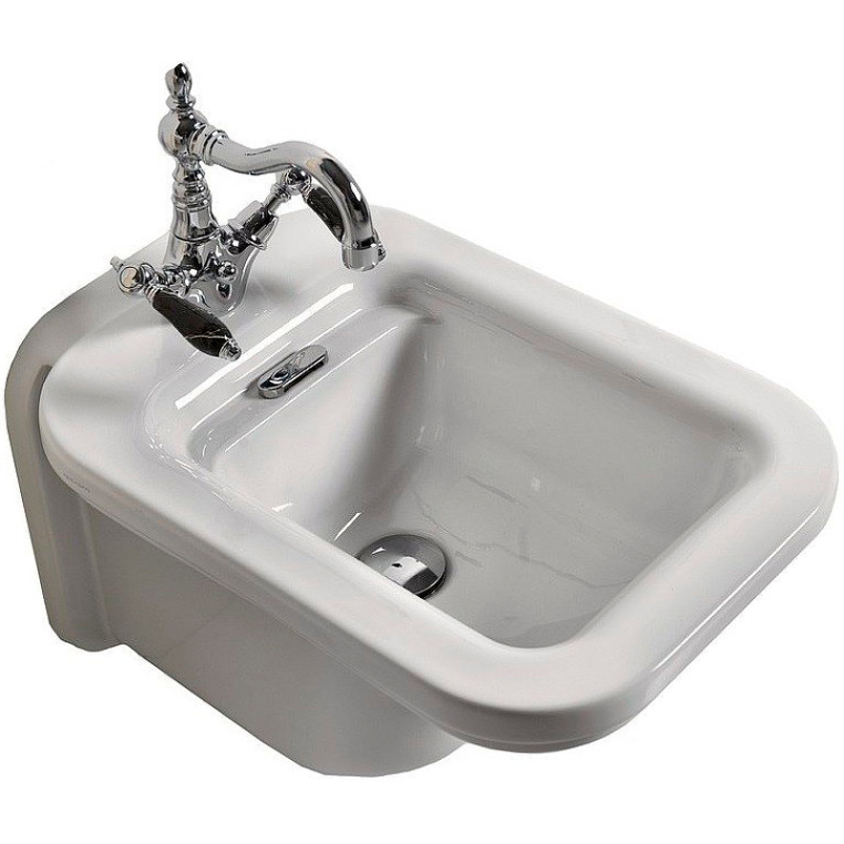 Биде подвесное Kerasan Waldorf 4125K1bi/cr*1+811393br