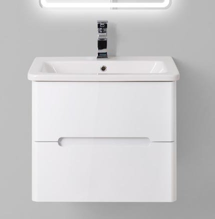 Тумба под раковину BelBagno Luxury 50 см LUXURY-500-2C-SO-BL-P Bianco Lucido