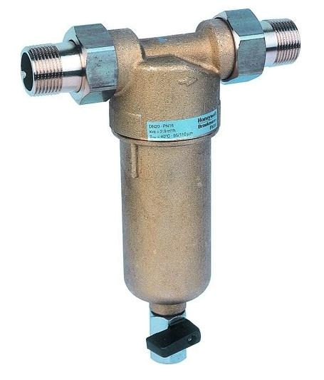 Фильтр Honeywell Braukmann FF06-1/2"-AAM для горячей воды, тонкой очистки, с промывочным краном (FF06-1/2AAM)
