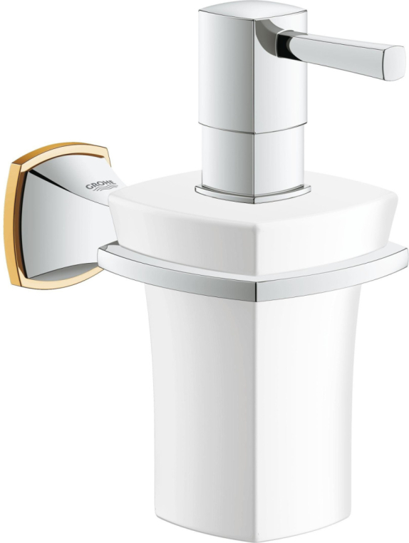 Держатель с керамическим дозатором жидкого мыла Grohe Grandera 40627IG0