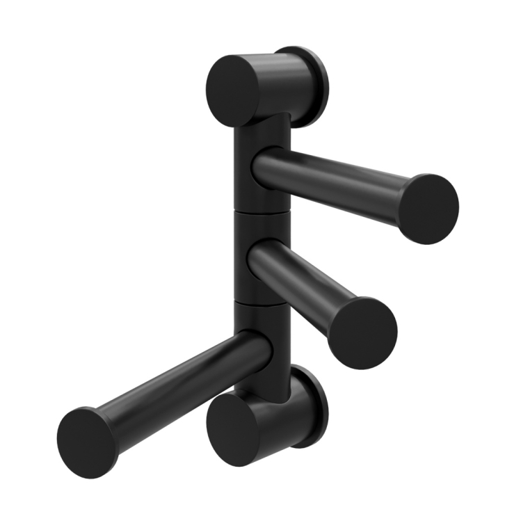 Полотенцедержатель Wasserkraft Kammel K-1053BLACK поворотный
