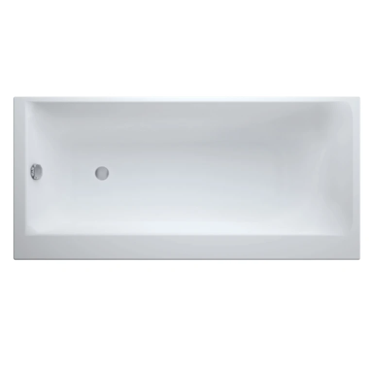 Акриловая ванна Cersanit Smart 170x80 прямоугольная (63351)