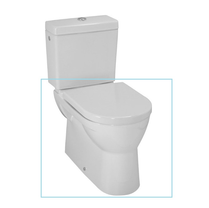 Напольный унитаз Laufen PRO 8.2495.9.000.000.1+8.9195.0.300.003.1