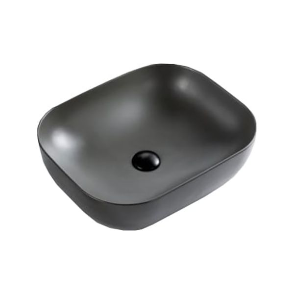 Раковина накладная BelBagno BB1302-H311 серая матовая