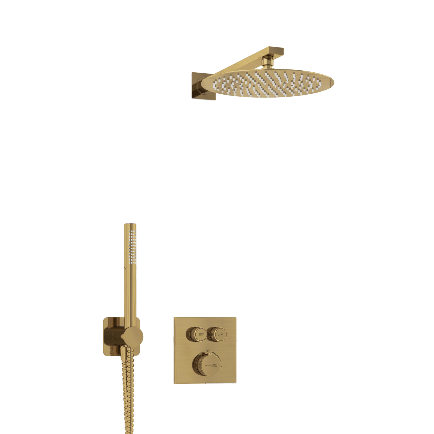 A5548.180.259.285.194.286 Thermo Встраиваемый комплект для душа с верхней душевой насадкой и лейкой