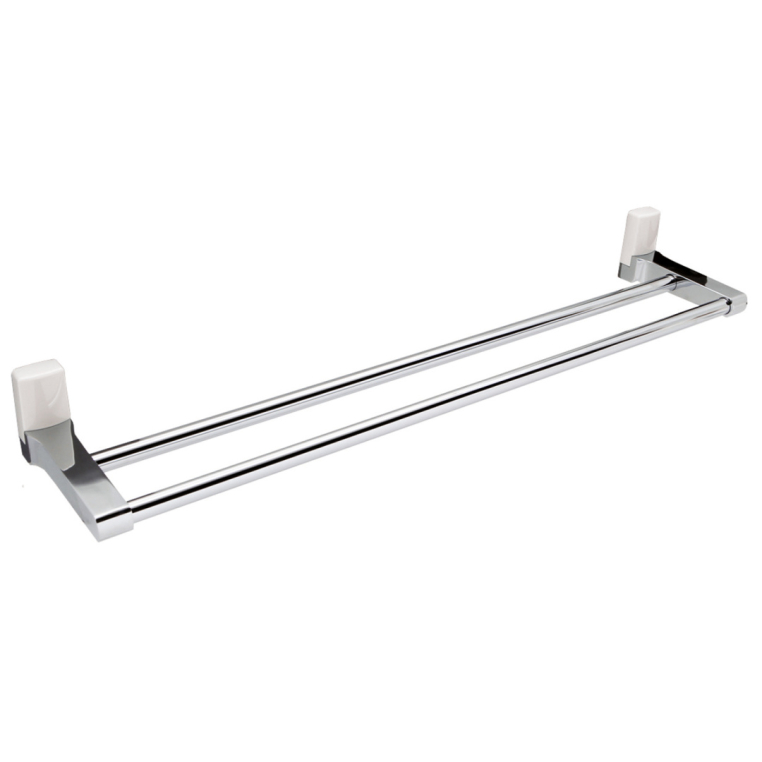 Полотенцедержатель Wasserkraft Leine K-5040White двойной
