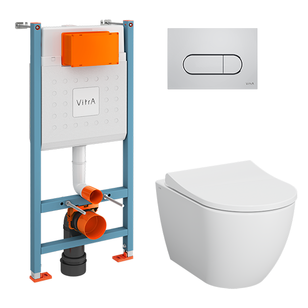 Комплект 4 в 1 Vitra Mia Round 9873B003-7201 с микролифтом