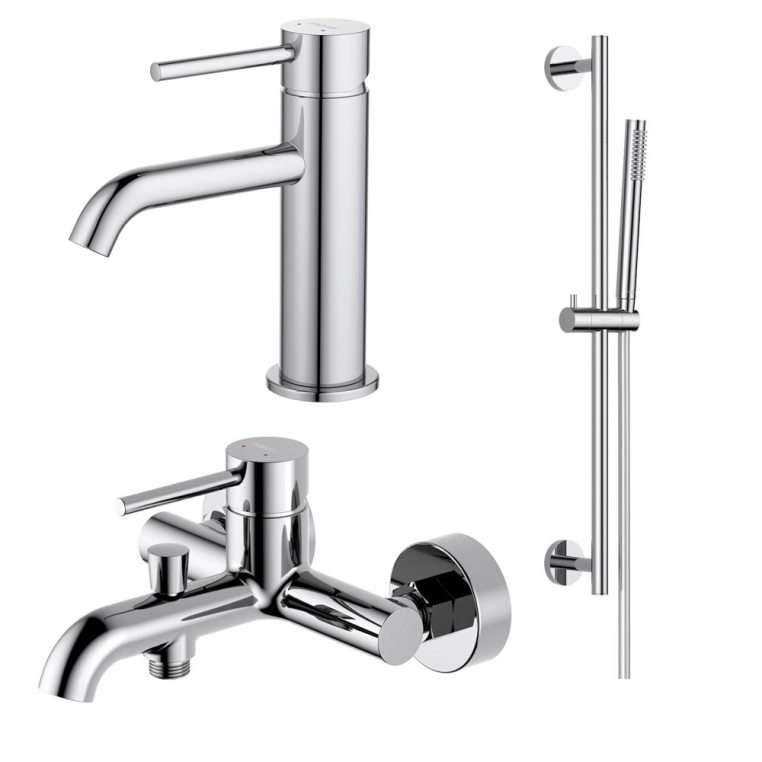 Комплект смесителей для ванны Aquatek Европа AQ1330CR