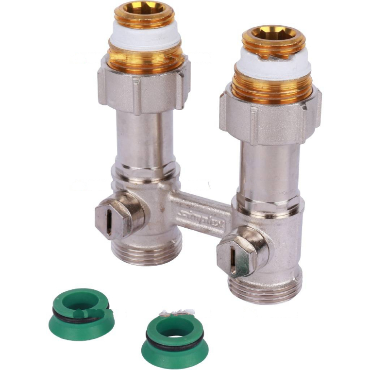 F10084 Meibes Узел нижнего подключения DT 2/50, прямой 3/4*3/4