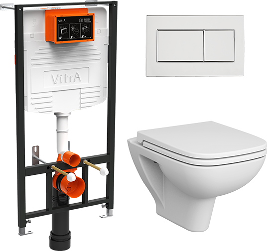 Комплект 4 в 1 VitrA S20 9004B003-7207 с микролифтом