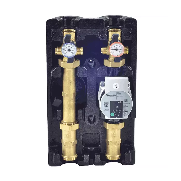 Группа насосная R586 Ду 25 без смешения с насосом Wilo Yonos Para 25/6 Giacomini R586RY101