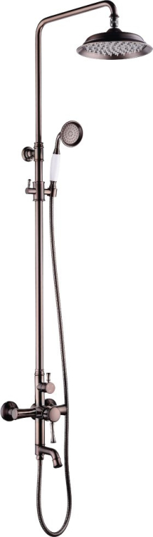Душевая стойка LEMARK Peretto LM6362RB черный