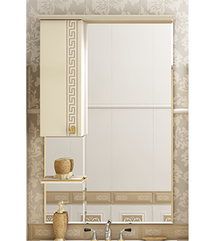 Зеркальный шкаф Misty Olimpia Lux 90 Л-Олл04090-033СвЛ