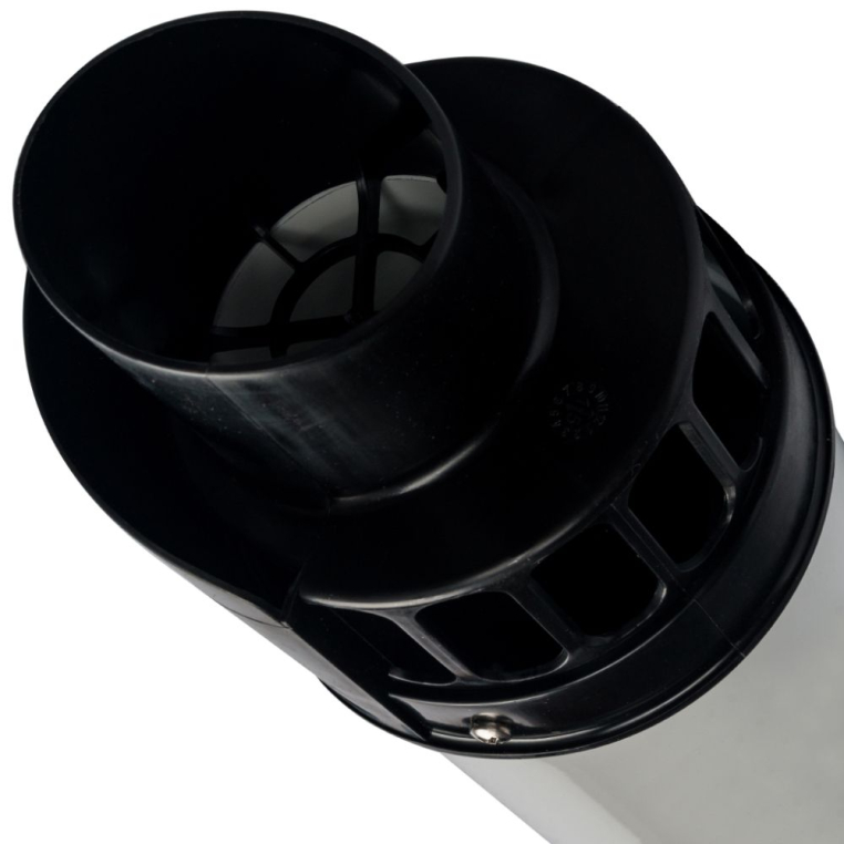 STOUT Проход через стену с манжетами и оголовком Ø60/100 854 мм м/п PP-FE (SCA-8610-010854)