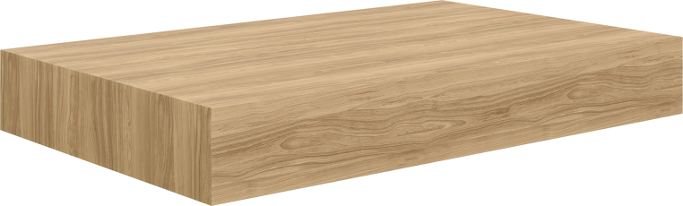 Мебель для ванной Stworki Ольборг 80 столешница дуб французский, без отверстий, с тумбой 80, с раковиной Vitra Water jewels