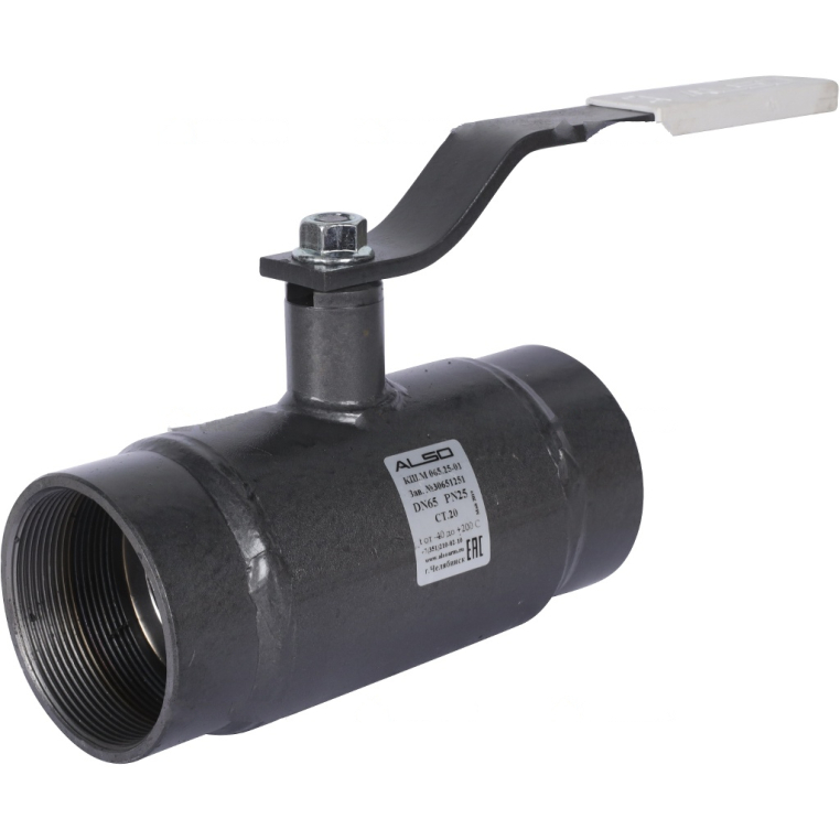 КШ.М.065.25-01 ALSO Кран шаровой ALSO КШМ Ду 65 Ру 2,5 МПа из Ст.20