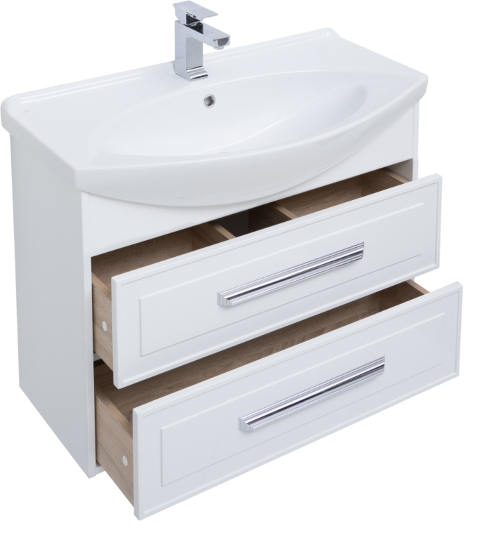 Тумба под раковину Aquanet Остин 85 белый (под раковину Стиль) 00252672