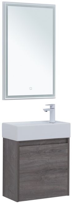 Мебель для ванной Aquanet Nova Lite 50 дуб рошелье (с дверецей) 00302529