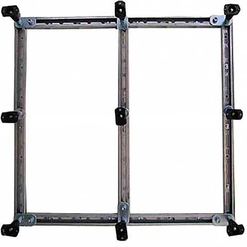 Металлический каркас и ножки Cezares TRAY-M-A-100-ML 100х100х35 мм