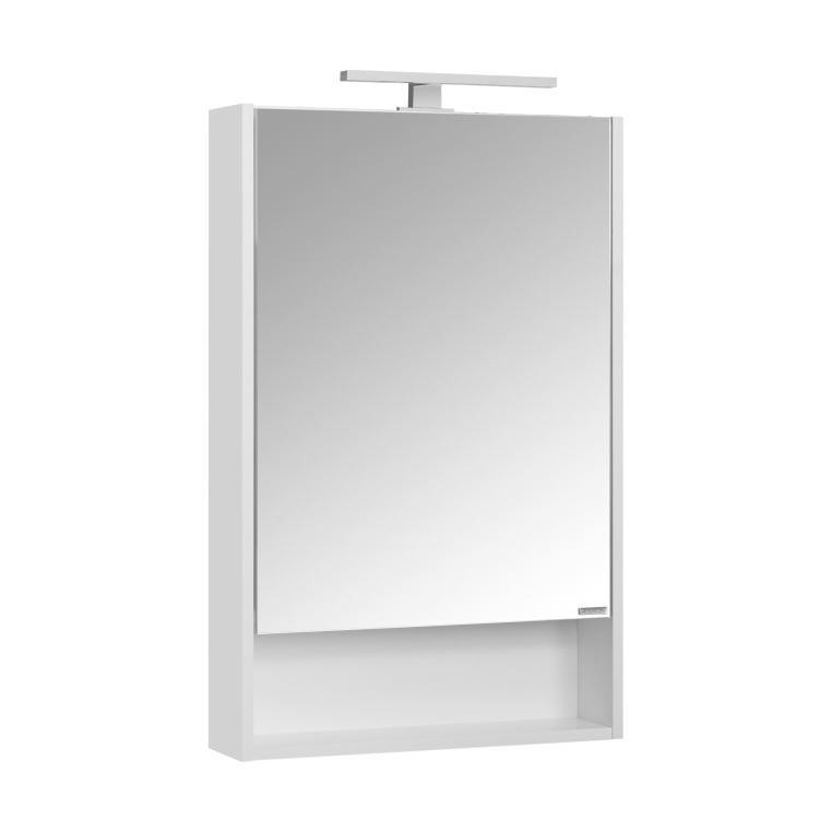 Зеркальный шкаф Aquaton Сканди 1A252102SD010, 55 см, белый