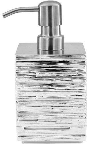 Дозатор для жидкого мыла Ridder Brick Silver серебряный 22150527