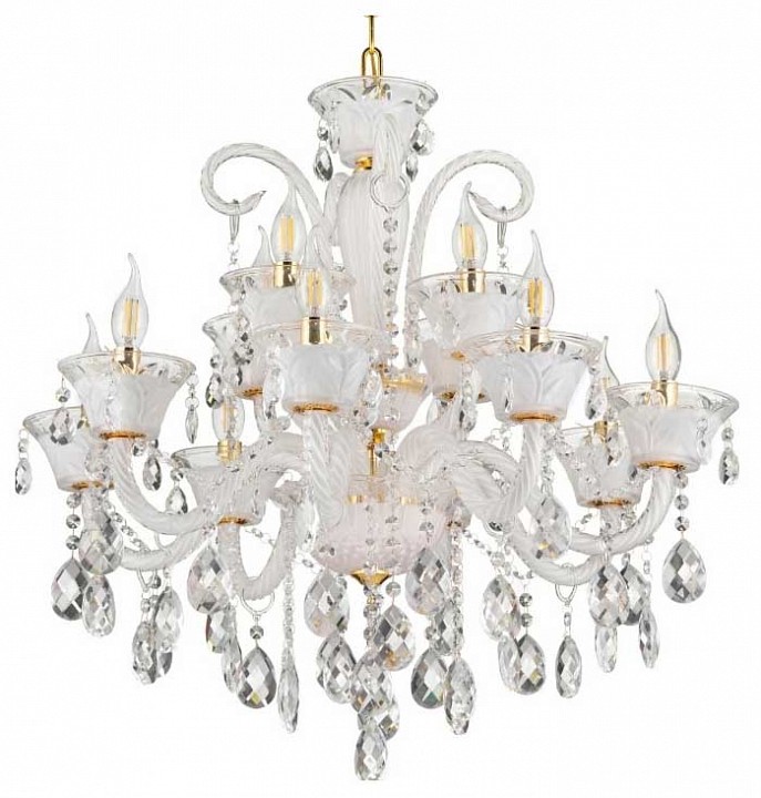 Подвесная люстра LUMINA DECO Eliza LDP 7028-8+4 WT