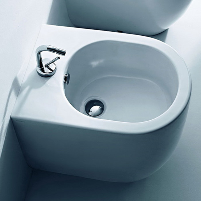 Биде напольное Kerasan Flo 312001*1