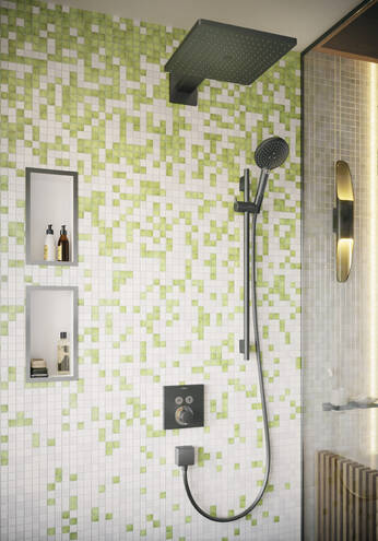 Верхний душ Hansgrohe Raindance 26238340 черный