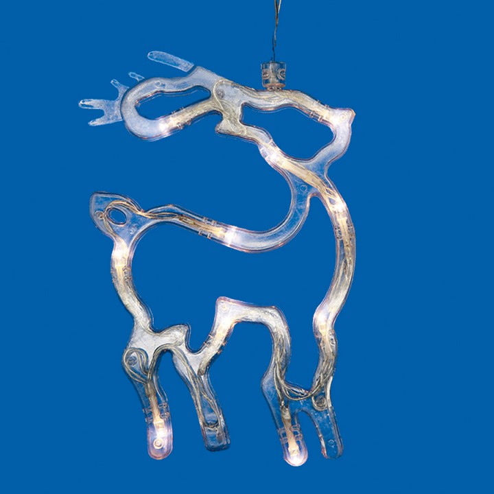Зверь световой Uniel Олень ULD-H1419-010/STA/3AAA WARM WHITE IP20 DEER