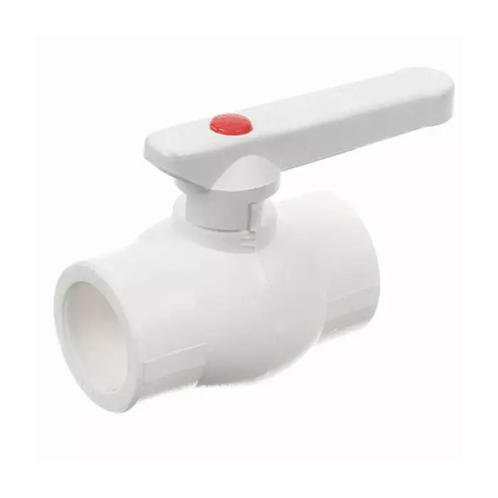 Кран шаровой PP-R белый Дн 40 внутренняя пайка OPTIMA VALFEX VALF 10145040