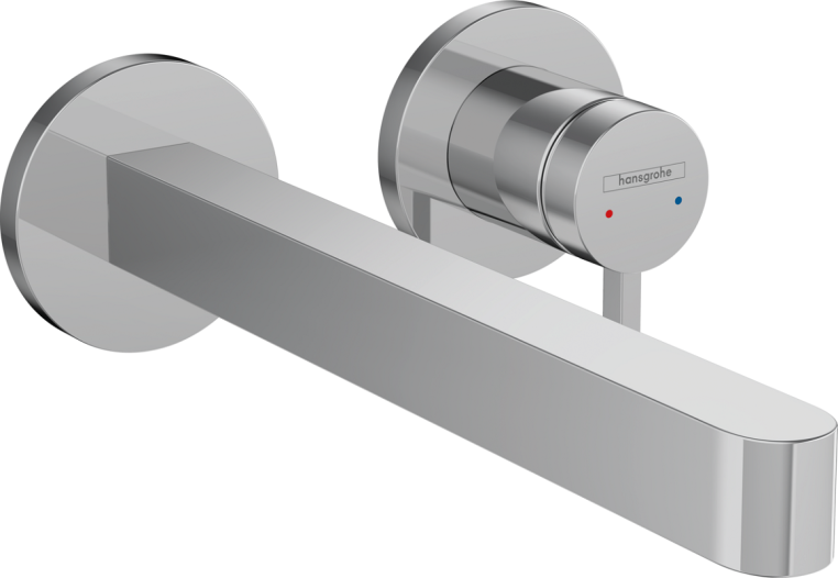 Смеситель для раковины Hansgrohe Finoris со сливным гарнитуром 76050000 хром глянцевый