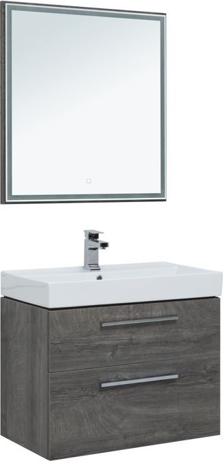 Мебель для ванной Aquanet Nova 75 дуб рошелье (2 ящика) 00243251