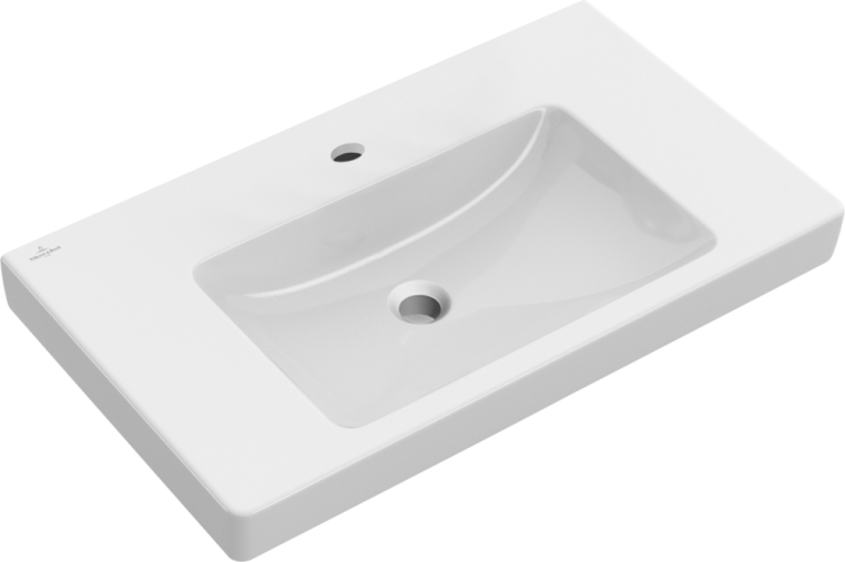 Pаковина Villeroy & Boch Subway 2.0 80x48 71758001 альпийский белый, с переливом, нешлифованный