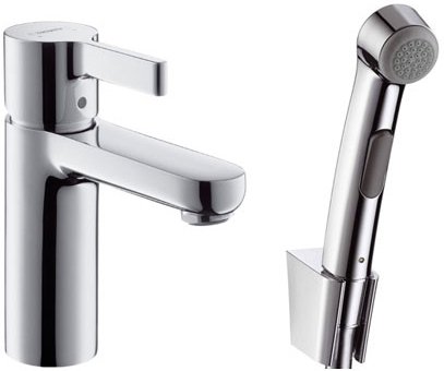 Смеситель для раковины Hansgrohe Metris S 31160000 с душем