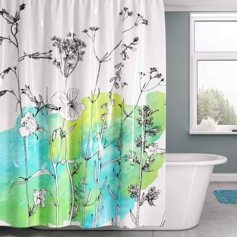 Штора для ванной WasserKraft Dill SC-39101