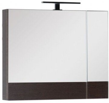 Зеркало-шкаф Aquanet Нота 75x67 00159109 венге