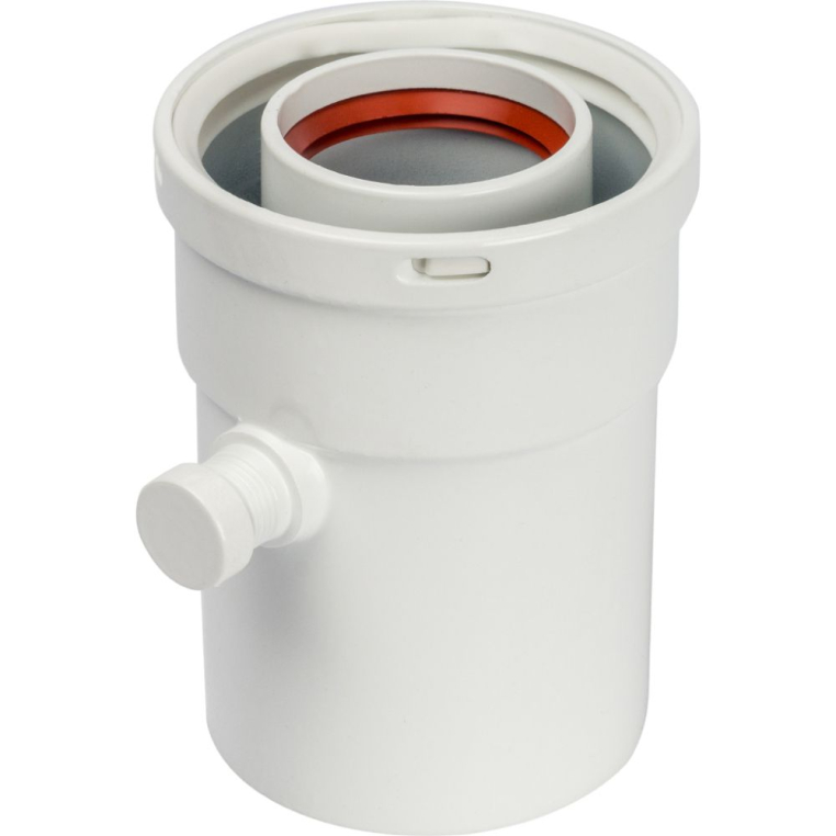 STOUT Конденсатосборник вертикальный Ø60/100 п/м, уплотнения в комплекте (SCA-6010-000101)
