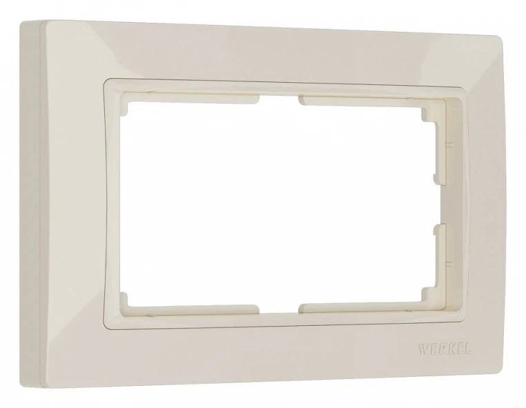 Рамка для двойной розетки Werkel Snabb Basic (слоновая кость) W0082003 Snabb Basic (слоновая кость)