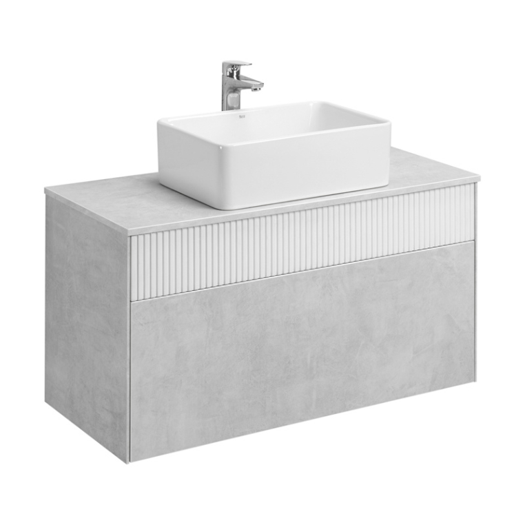 Тумба с раковиной Aquaton Марбл 100 1A2763K1MH4C0