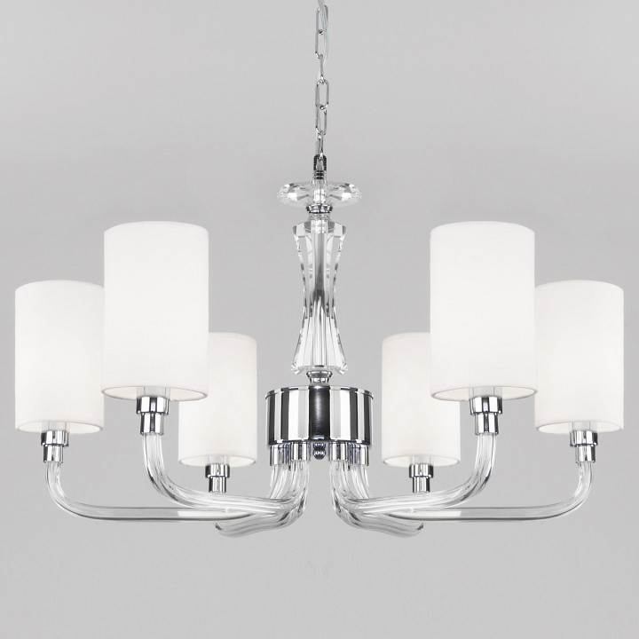 Подвесная люстра Eurosvet Catania 60120/6 хром Smart