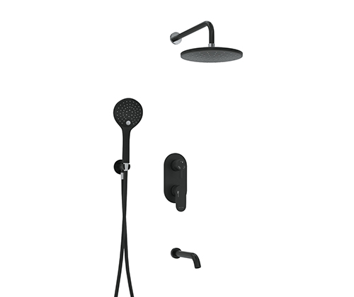 A177471 Встраиваемый комплект для ванны с верхней душевой насадкой, лейкой и изливом