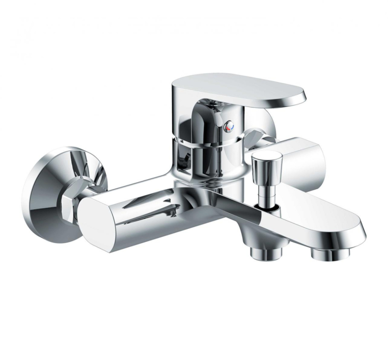 Смеситель для ванны c коротким изливом Bravat Pure F6105161C-01
