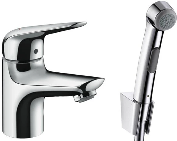 Смеситель для раковины с гигиеническим душем Hansgrohe Novus 71144000