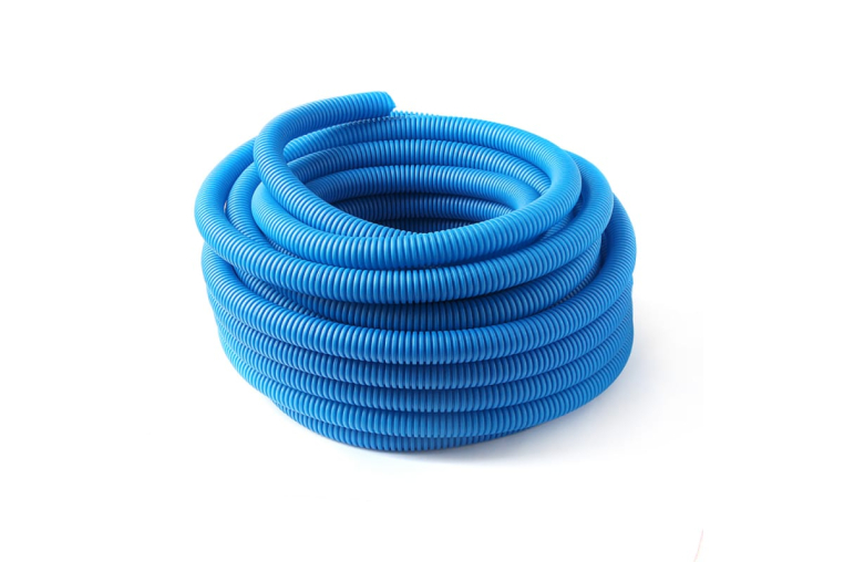 Труба Pro Aqua FLEXI GUARD гофрированная синяя для труб диаметром 25 мм отрезок \ 005м \ (PECP3525B-005)