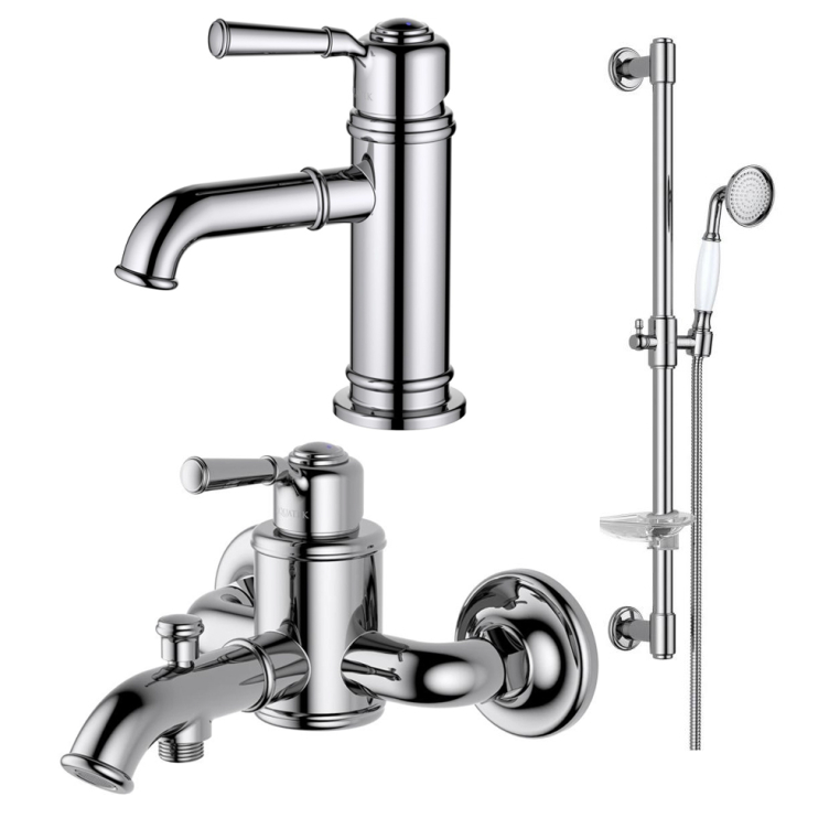 Комплект смесителей для ванны Aquatek Классик AQ1530CR