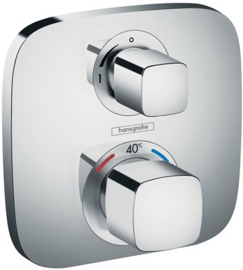Термостат с запорным вентилем Hansgrohe Ecostat E 15707000 (на 1 потребителя)