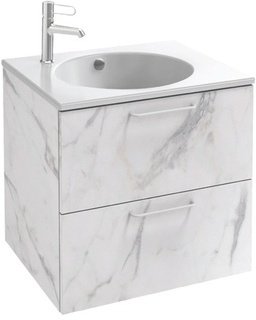 Тумба под раковину Jacob Delafon Odeon Rive Gauche 80 EB2522-R9-NR4 белый мрамор