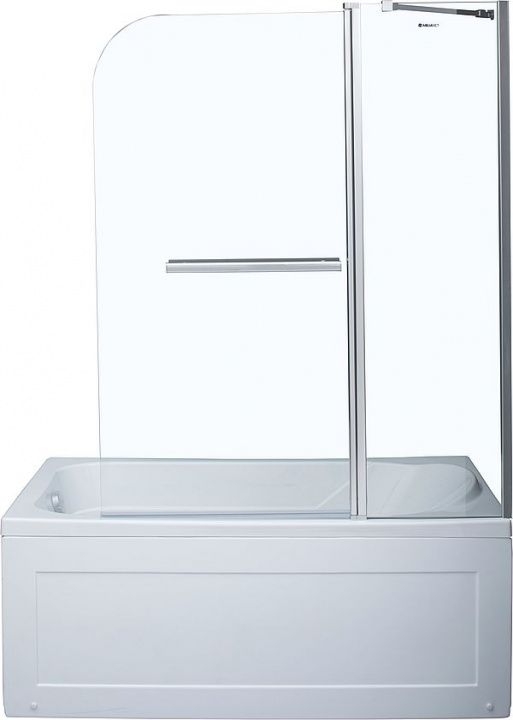 Шторка для ванны Aquanet SG-1200, прозрачное стекло